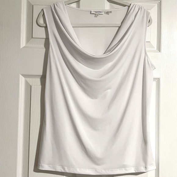 Calvin Klein Tops - Large white Calvin Klein blouse